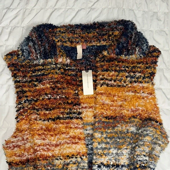 Anthropologie Pilcro Multicolor Textured Vest - Picture 4 of 7